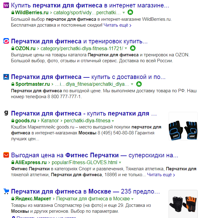 Из чего состоит топ Яндекса